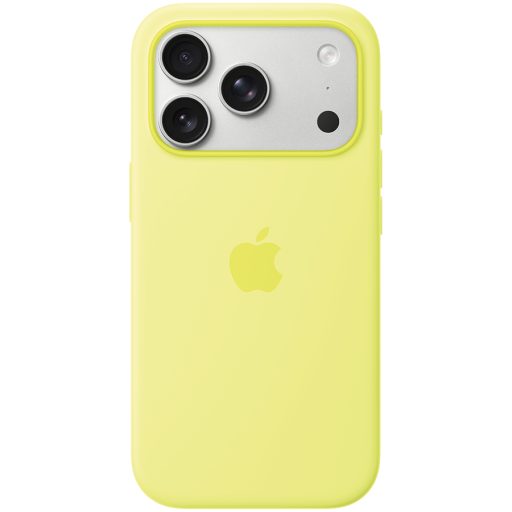 APPLE iPhone 17 Pro Silicone Case with MagSafe - Neon Yellow,Model A3559