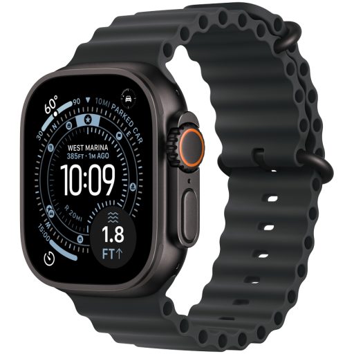 Apple Watch Ultra 3 GPS + Cellular 49mm Black Titanium Case with Black Ocean Band,Model A3281