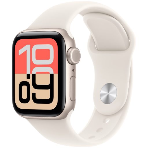 Apple Watch SE 3 GPS + Cellular 40mm Starlight Aluminium Case with Starlight Sport Band - S/M,Model A3326