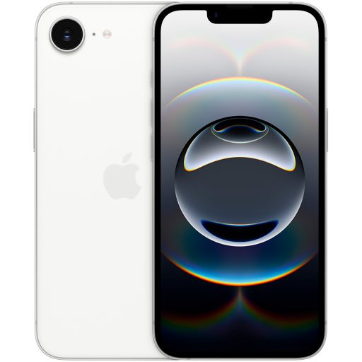 APPLE iPhone 16e 128GB White,Model A3409