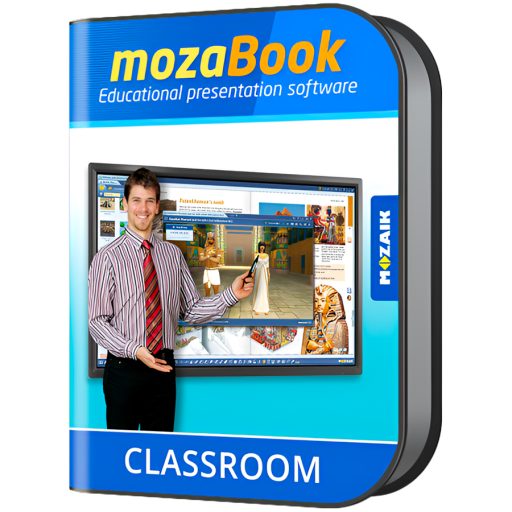 MOZAIK EDUCATION mozaBook CLASSROOM, interactive educational software for teachers, 1 year