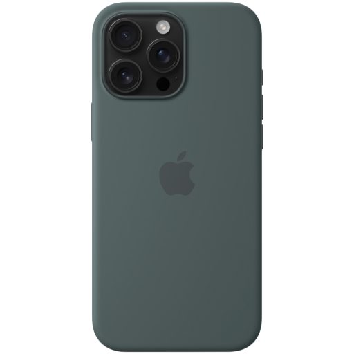 APPLE iPhone 16 Pro Max Silicone Case with MagSafe - Lake Green,Model A3316