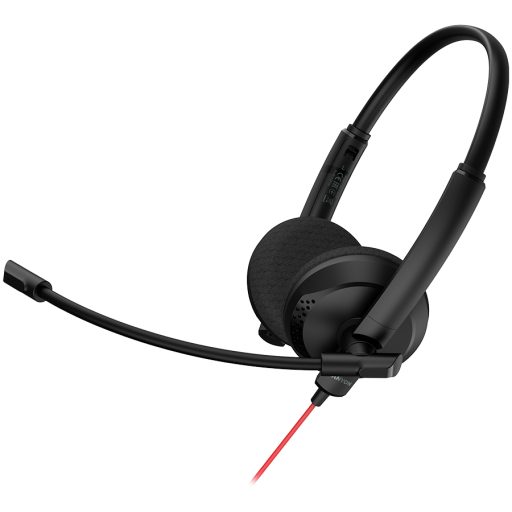 CANYON PC headset HS-07 PC Mic 3.5/USB Flat 2.8m Black