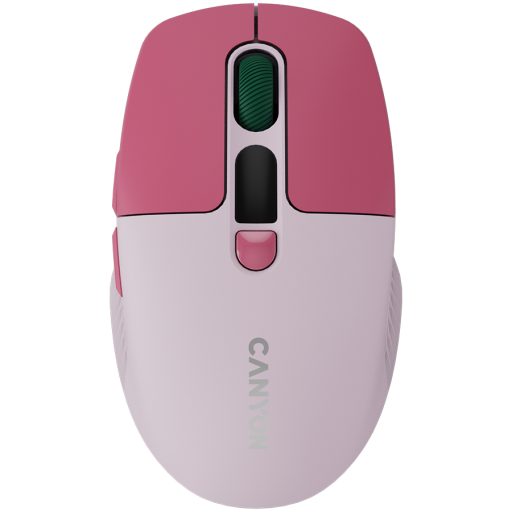 CANYON mouse MW-26 LCD Silent Dual Mode Wireless Pink