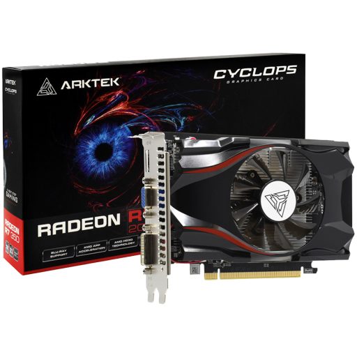 Arktek R7 350 2GB GDDR5 128Bit Full Size Single Fan