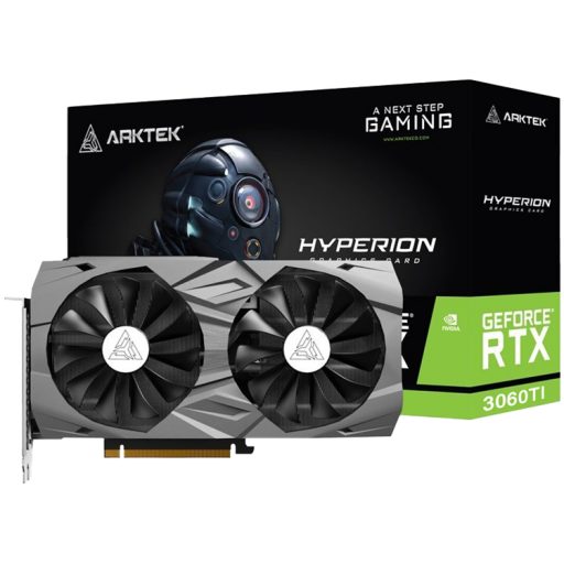 Arktek Geforce RTX3060Ti DDR6 8GB 256Bit TWIN FANS Graphics Card
