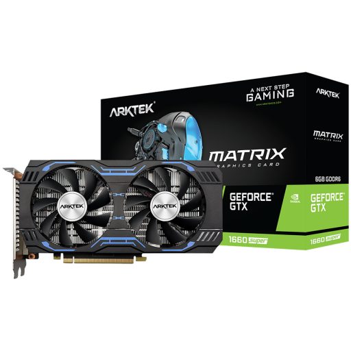 ARKTEK Geforce GTX 1660 Super DDR6 6GB 192Bit Twin Fans