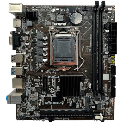 Arktek Intel H110 Chipset, Socket LGA1151, Dual Channel DDR4, Integrated Intel Graphics, 2 x DDR4 Slots, Realtek 10/100 LAN, Realtek Audio, 4 x SATA Ports, 2 x USB 2.0, 1 x USB 3.0, 1 x PCI Express x16 slot, Micro-ATX
