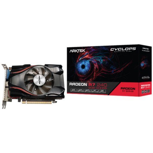 Arktek AMD Radeon R7 240 2GB GDDR5 128-bit HDMI / DVI / VGA Graphics Card