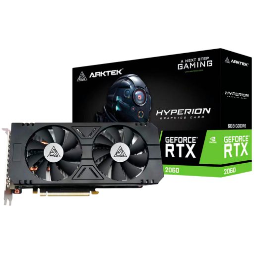 Arktek Nvidia RTX2060 6GB GDDR6 192-bit Dual HDMI / DVI / DP Graphics Card