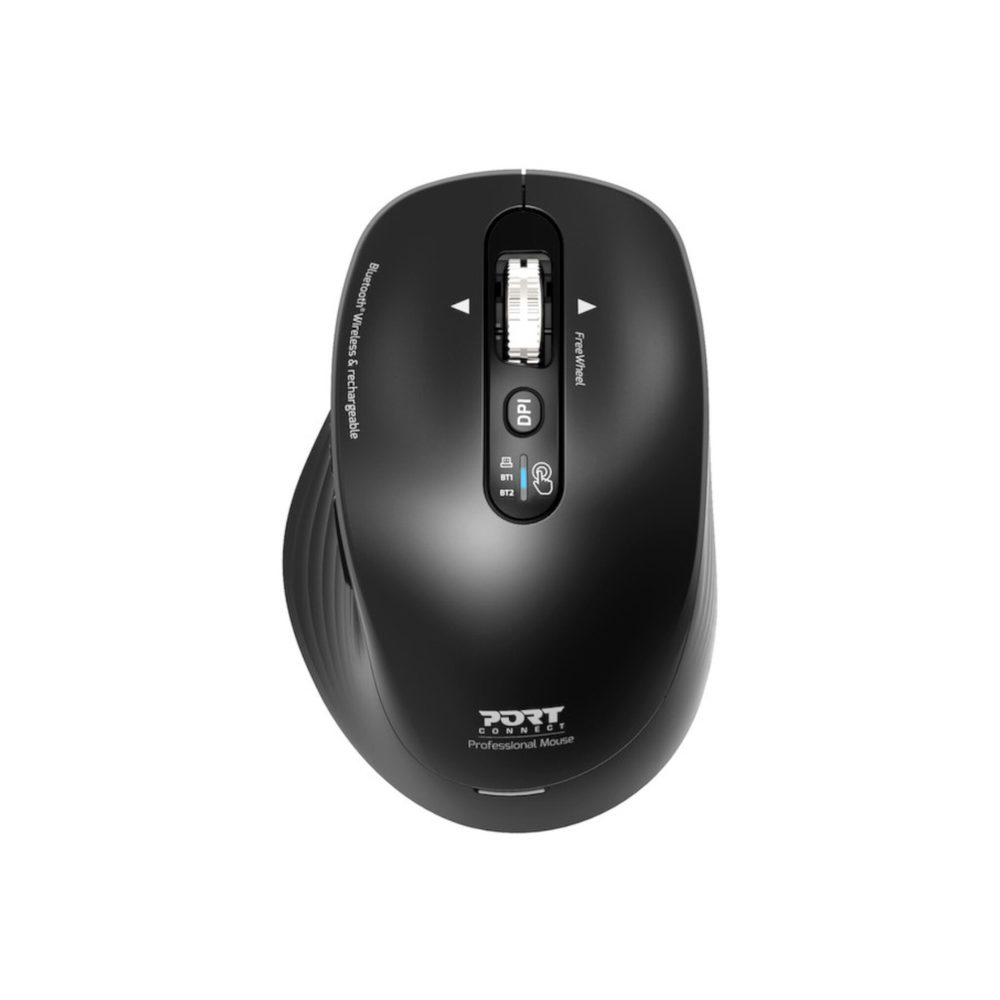 Port Business Wireless Black Mouse