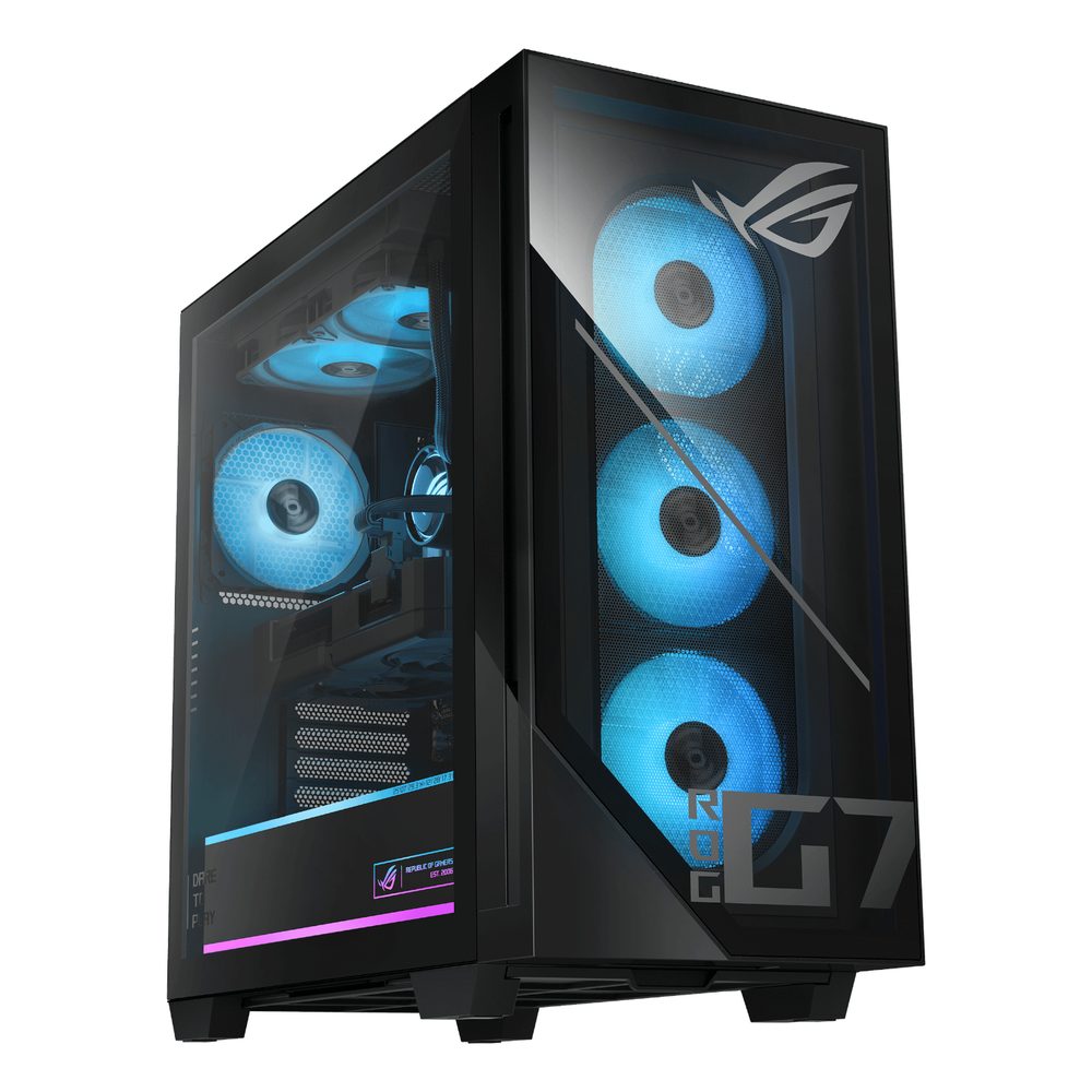 Asus ROG GM700 AMD Ryzen 7 9800X3D Gaming PC | RX 9060 XT | 16GB DDR5 | 2TB SSD | Win 11 Home