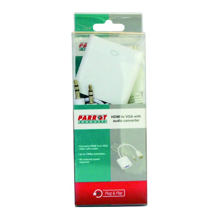 Parrot Products HDMI To VGA With Audio Converter