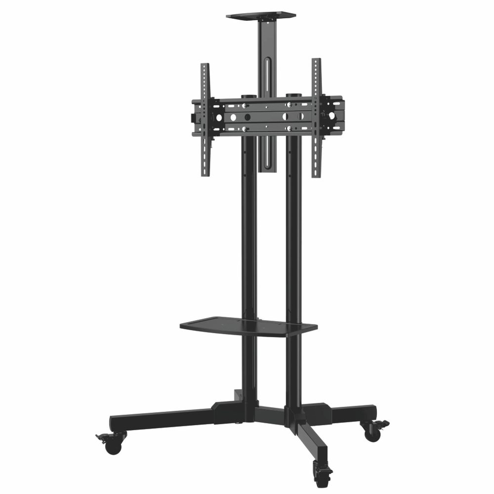 Parrot Products Mobile TV Stand for 32"65" Screens with Adjustable Height & AV Shelf