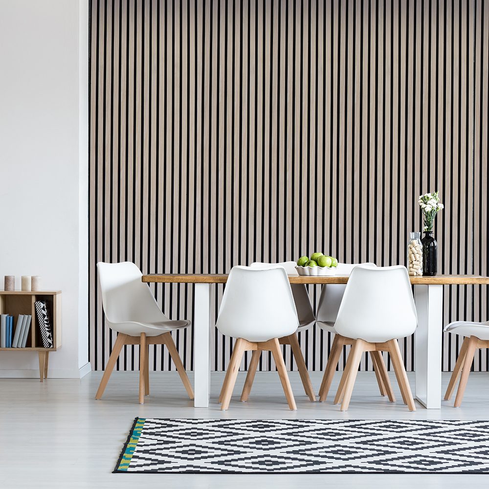 Parrot Products Acoustic Slatted Wall Panel 600 2400mm Light Oak