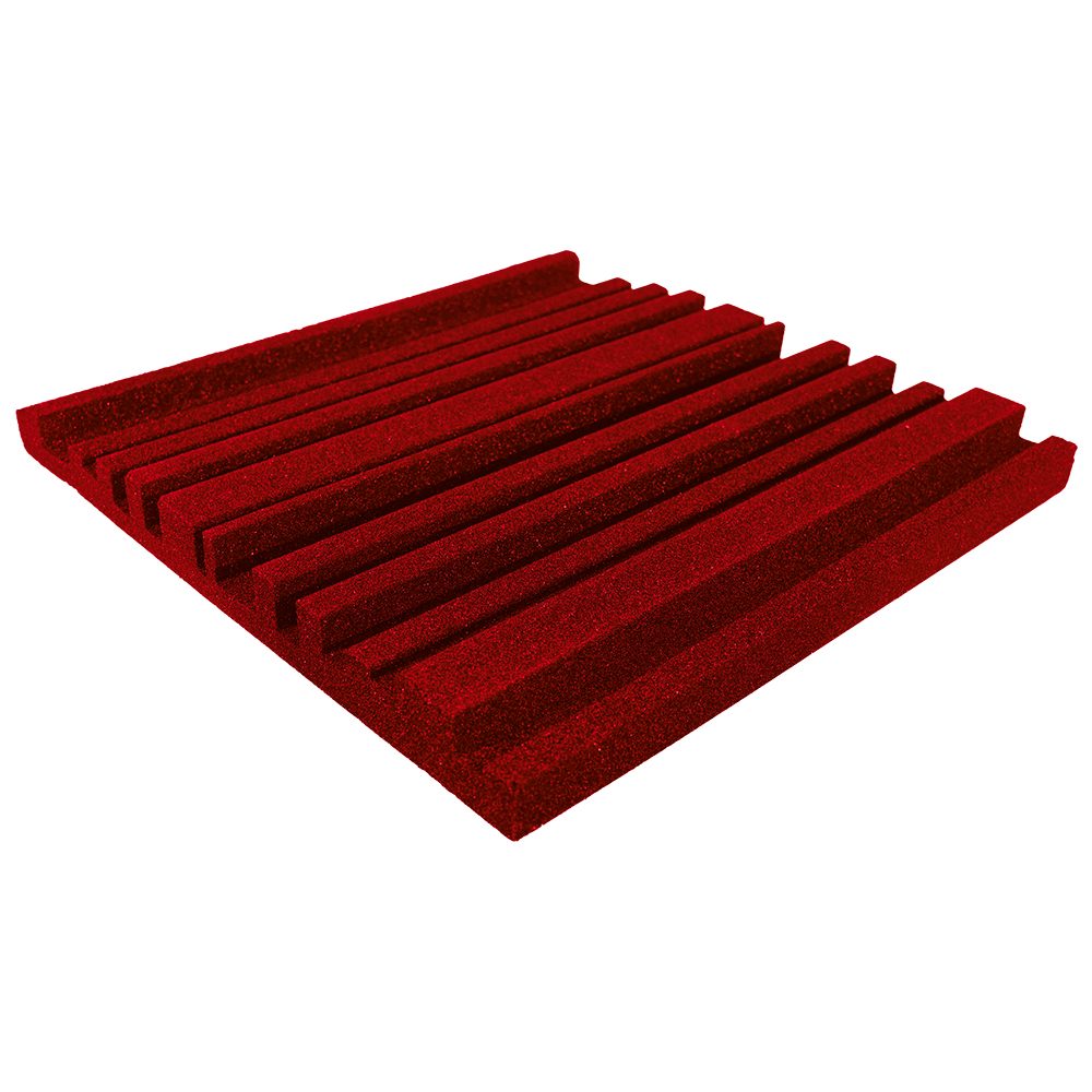 Parrot Products Acoustic Panel Cityscape 500mmx500mm Red