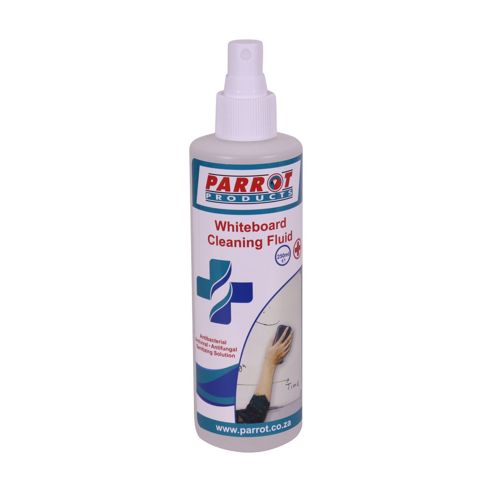 Parrot Products Cleaning Fluid Whiteboard - 250 ml Carded