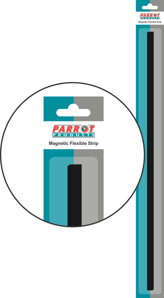 Parrot Products Magnetic Flexible Strip (1000*15mm - Black)