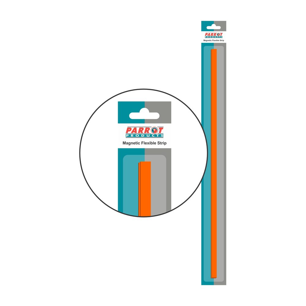 Parrot Products Magnetic Flexible Strip (1000*15mm - Orange)