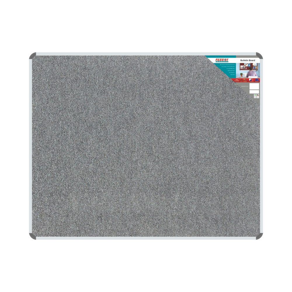 Parrot Products Bulletin Board Ribbed Aluminium Frame (1500x1200mm - Laurel)