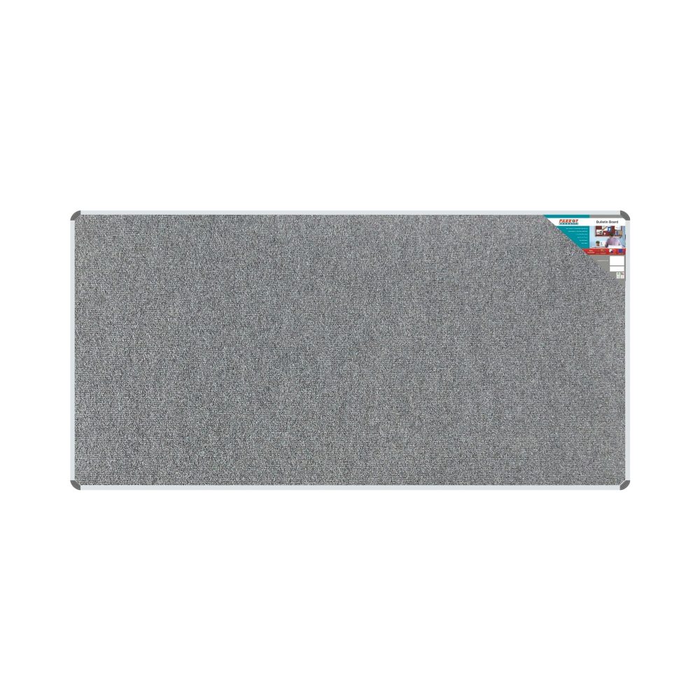 Parrot Products Bulletin Board Ribbed Aluminium Frame (2400x1200mm - Laurel)