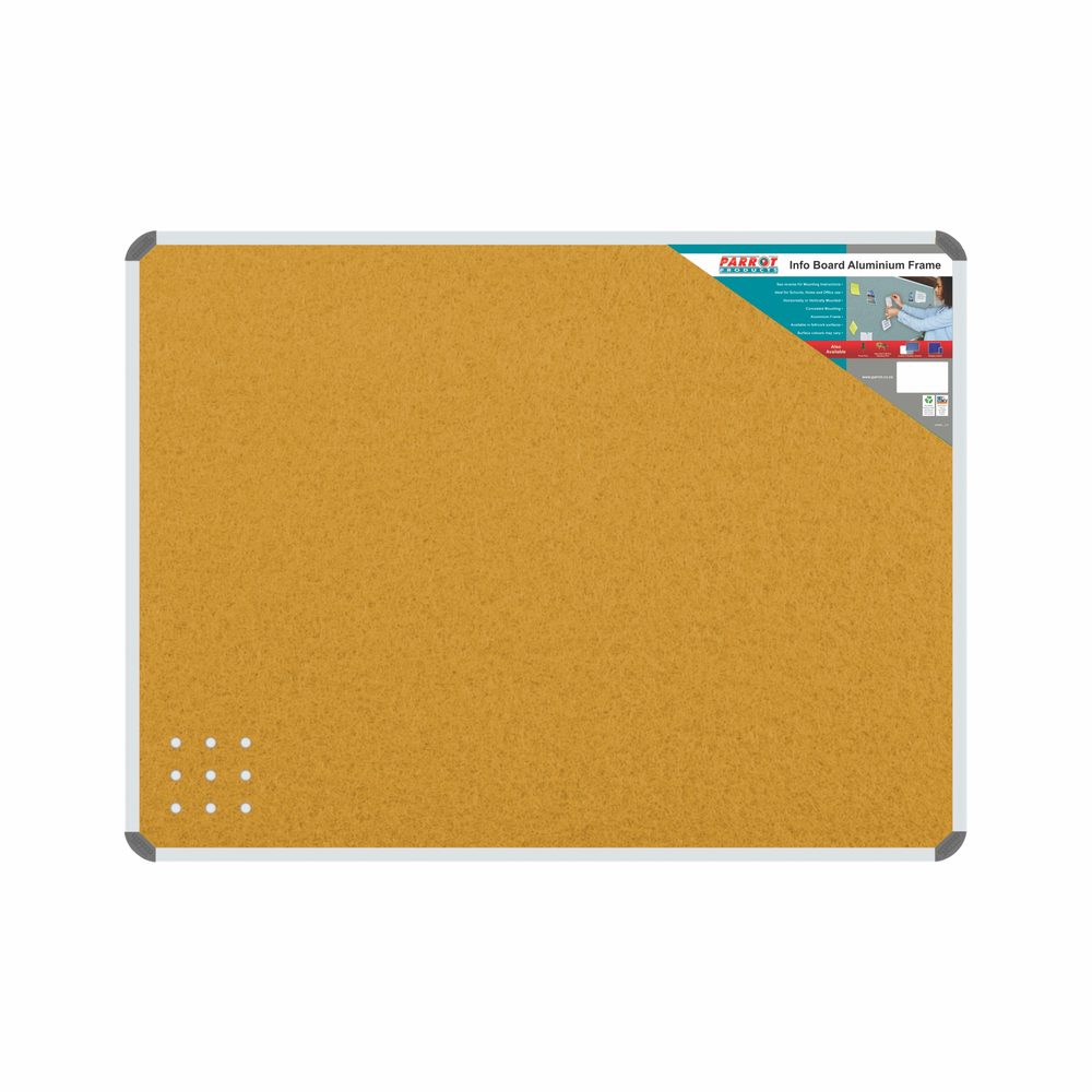 Parrot Products Info Board (Aluminium Frame - 900*900mm - Beige)