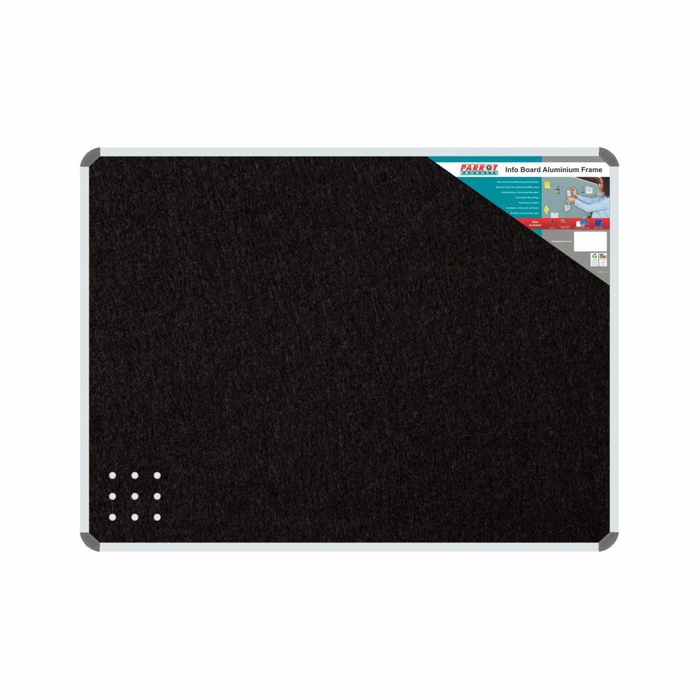 Parrot Products Info Board (Aluminium Frame - 1200*900mm - Black)