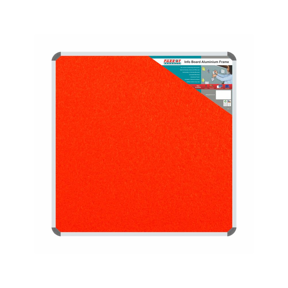 Parrot Products Info Board (Aluminium Frame - 1200*900mm - Burnt-Orange)