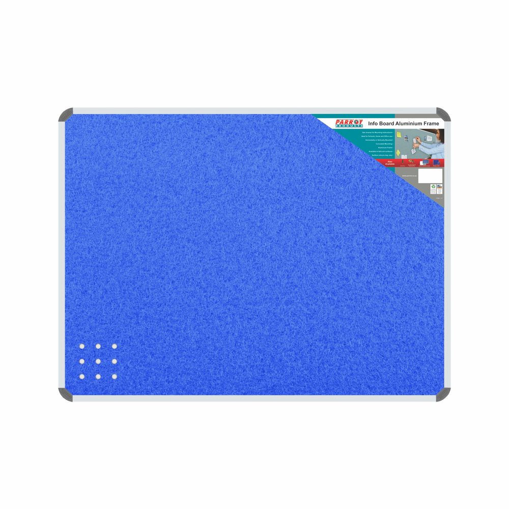 Parrot Products Info Board (Aluminium Frame - 1200*1200mm - Sky Blue)