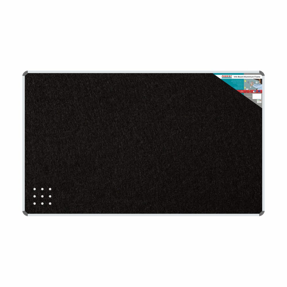 Parrot Products Info Board (Aluminium Frame - 1500*900mm - Black)