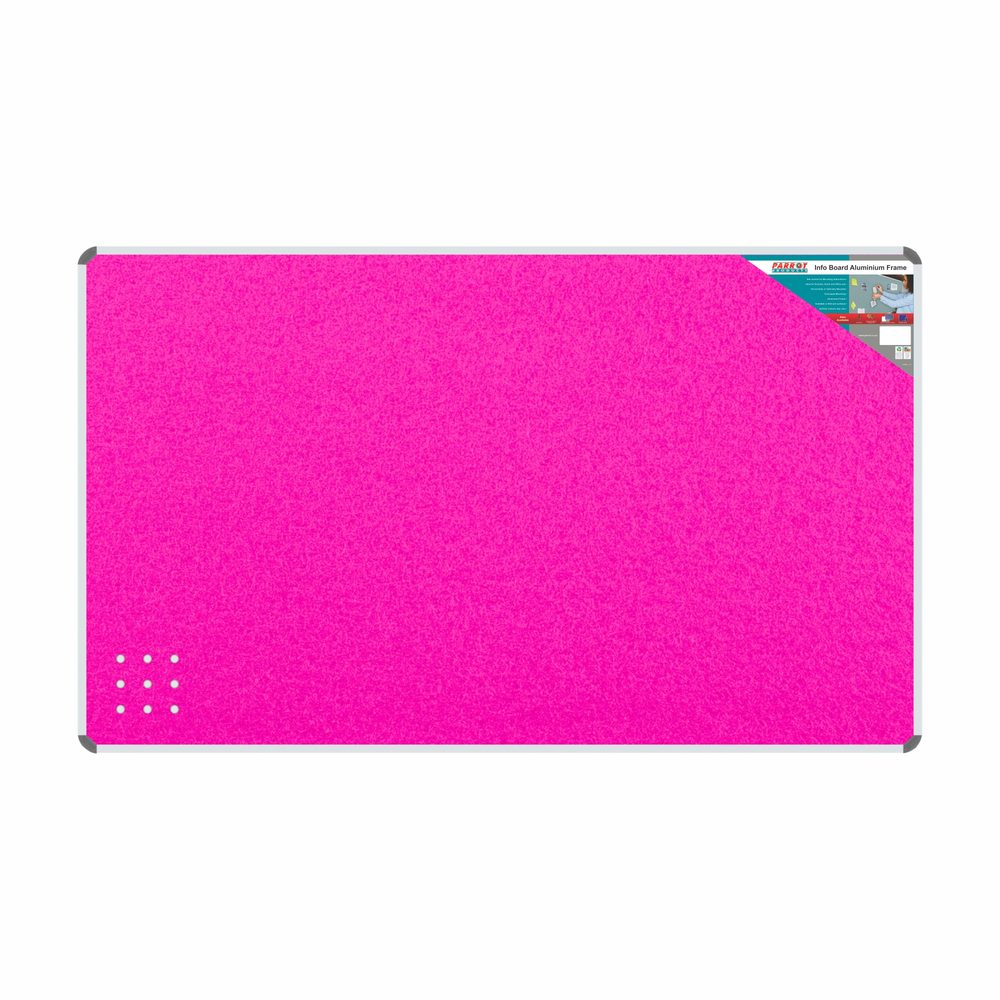 Parrot Products Info Board (Aluminium Frame - 1800*1200mm - Pink)