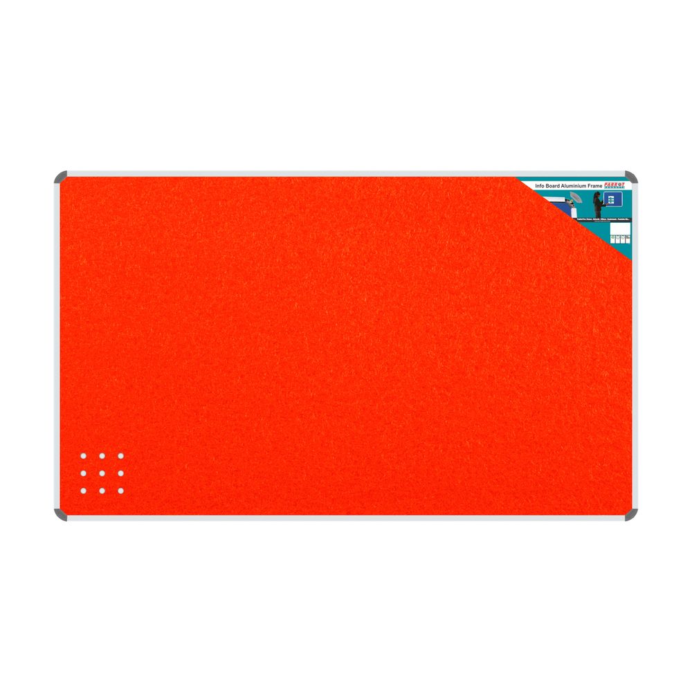Parrot Products Info Board (Aluminium Frame - 2000*1200mm - Burnt-Orange)