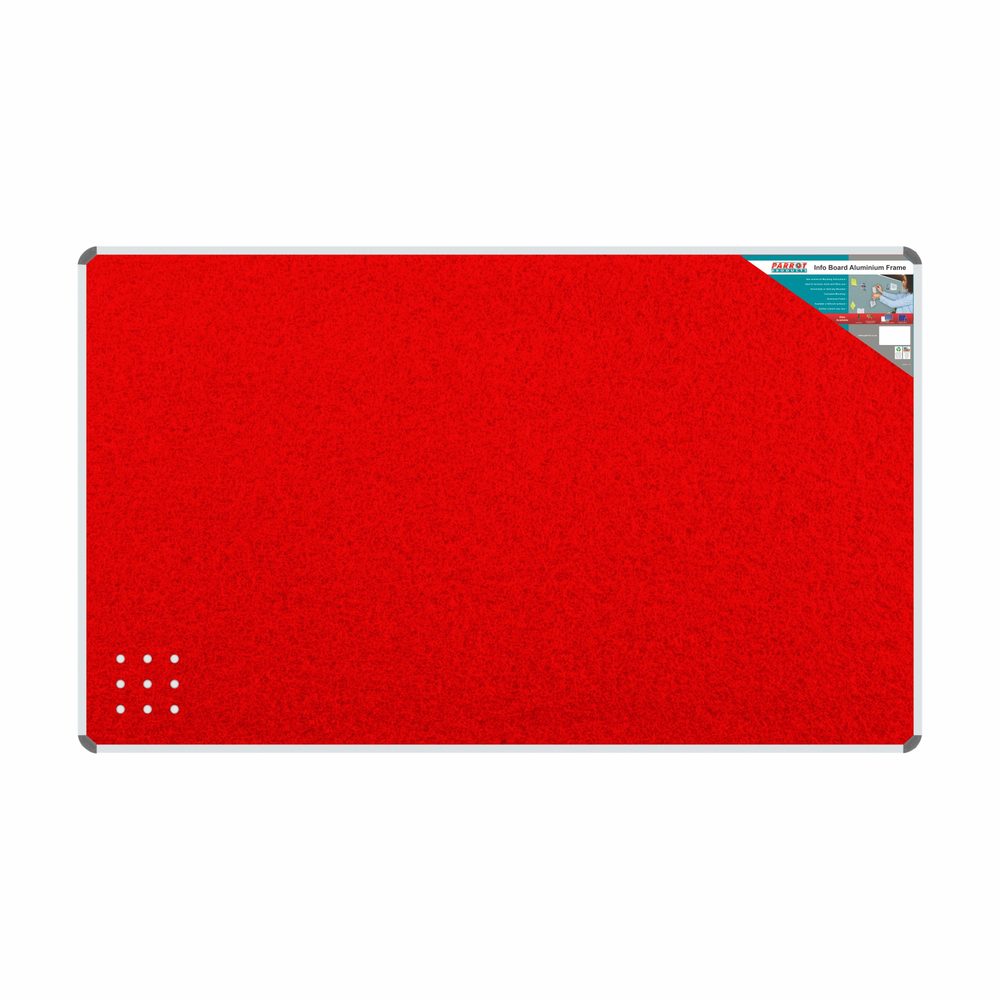 Parrot Products Info Board (Aluminium Frame - 2000*1200mm - Red)