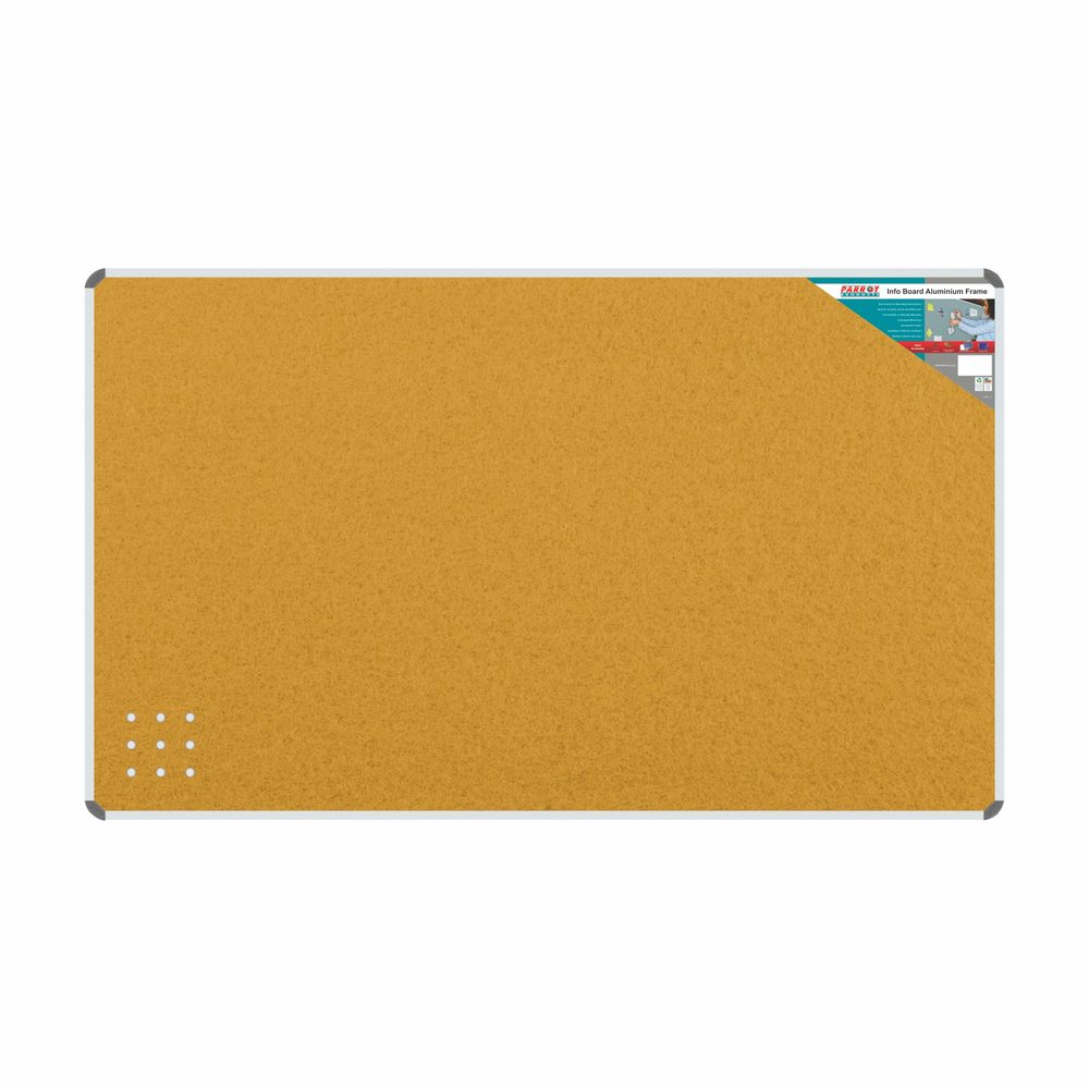 Parrot Products Info Board (Aluminium Frame - 2400*1200mm - Beige)