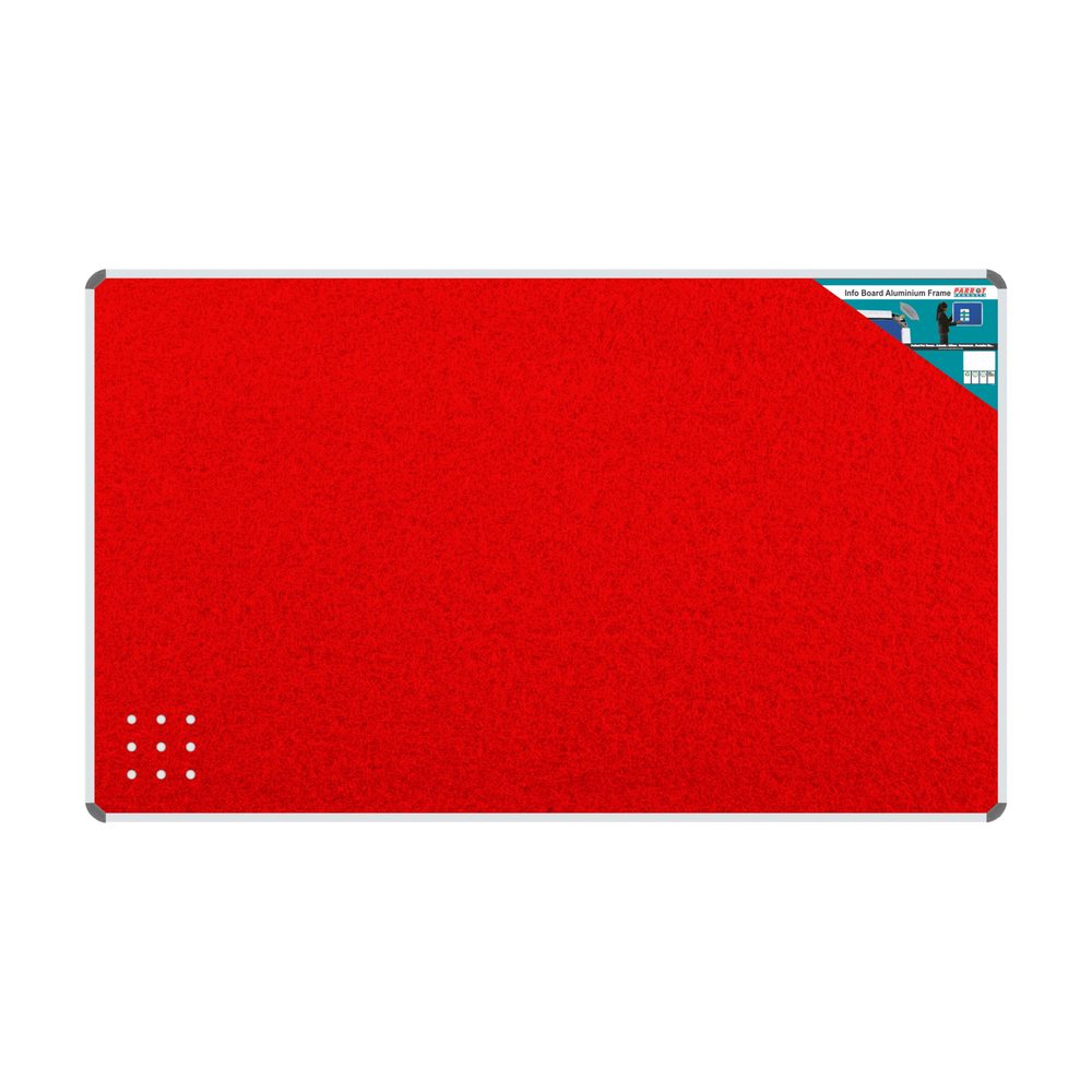 Parrot Products Info Board (Aluminium Frame - 2400*1200mm - Red)