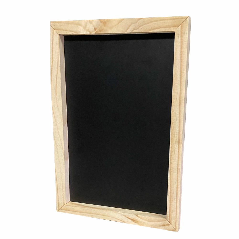 Parrot Products CHALK WRITING SLATE WOOD FRAMED BLACK A4
