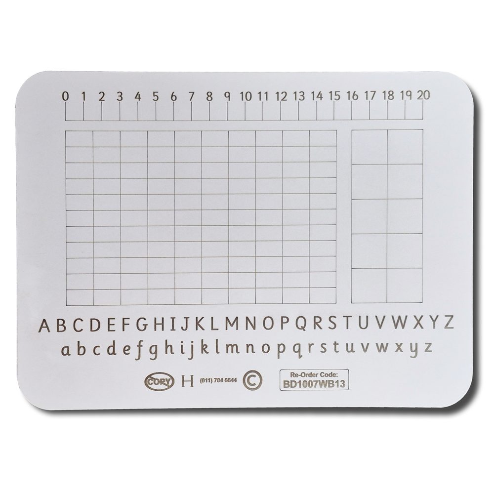 Parrot Products WRITING SLATE MARKERBOARD DOUBLE SIDED WB13 297X210MM PACK OF 10