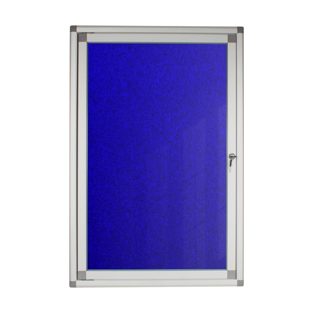 Parrot Products Hinged Pinning Display Case (900*600mm - Royal Blue)