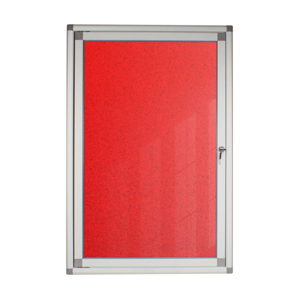Parrot Products Hinged Pinning Display Case (900*600mm - Red)