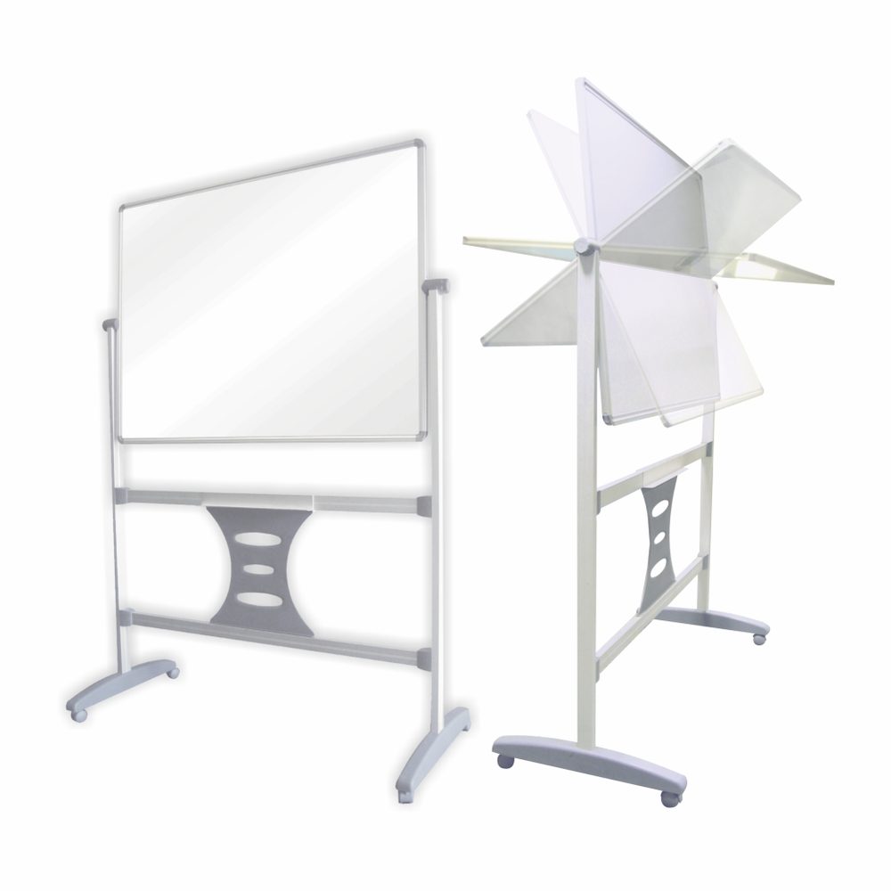 Parrot Products Magnetic Revolving WhiteBoard (1800*900mm) & 1800mm Leg Set