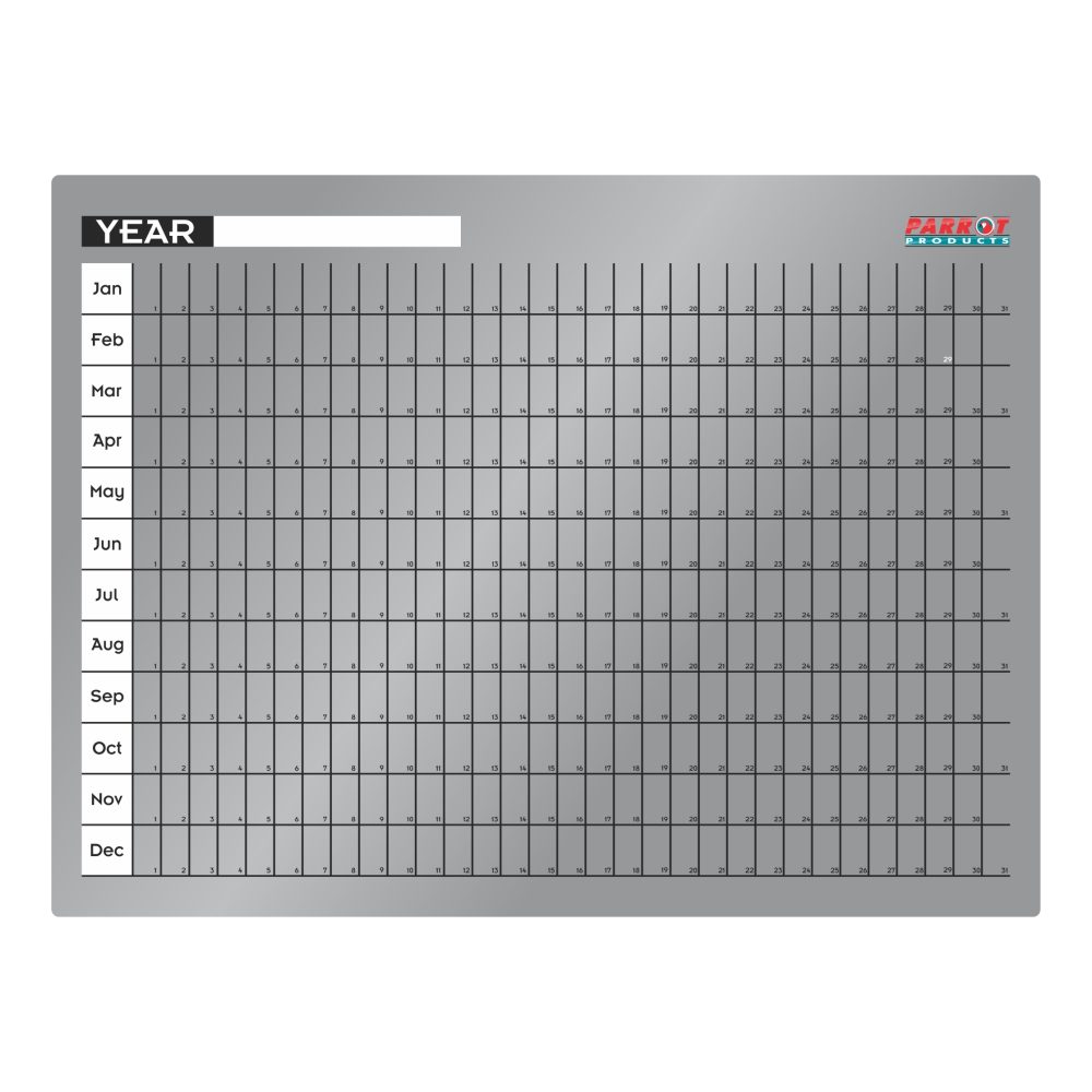 Parrot Products Cast Acrylic Yearly Planner (Cast Acrylic - 600 x 450mm)