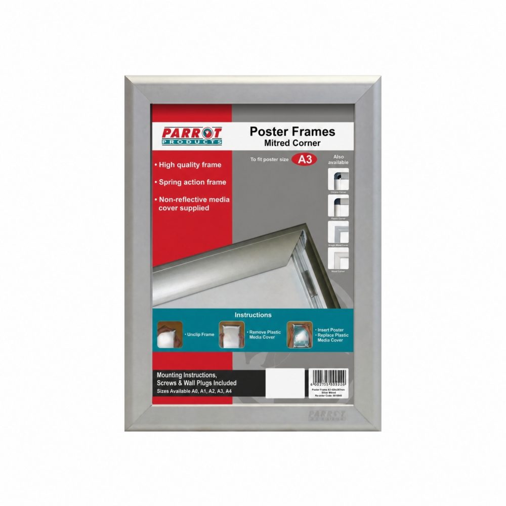 Parrot Products Poster Frame (A3 - 480*360mm - Single Sided - Mitred Corner)