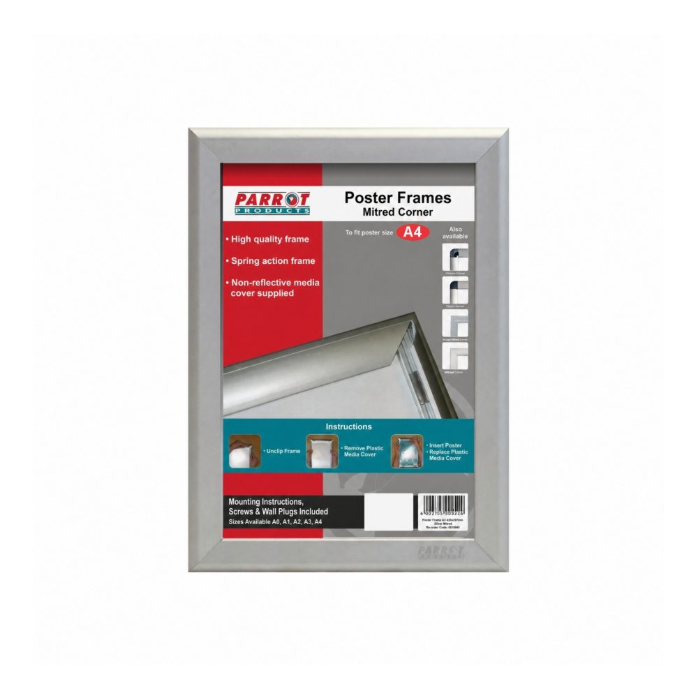 Parrot Products Poster Frame (A4 - 360*270mm - Single Sided - Mitred Corner)