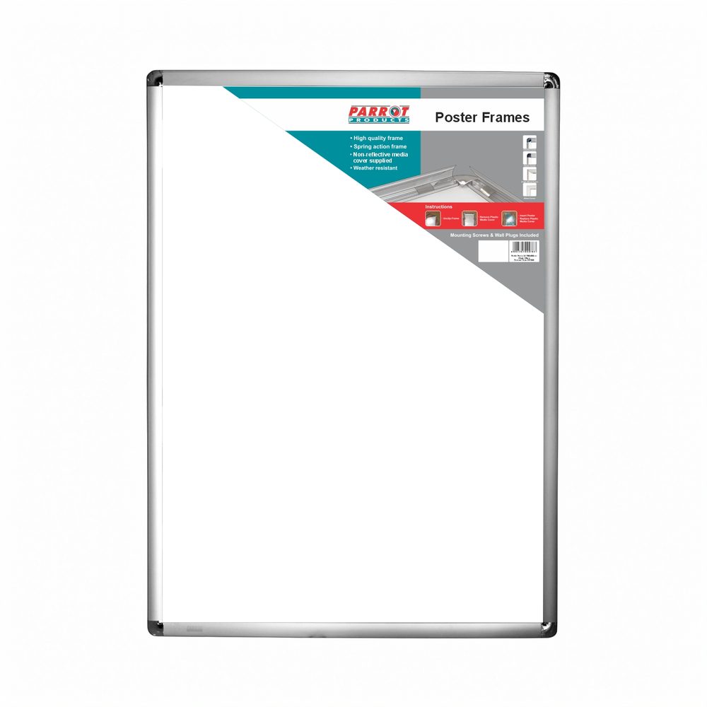 Parrot Products Poster Frame (A0 - 1250*900mm - Chrome Corner)