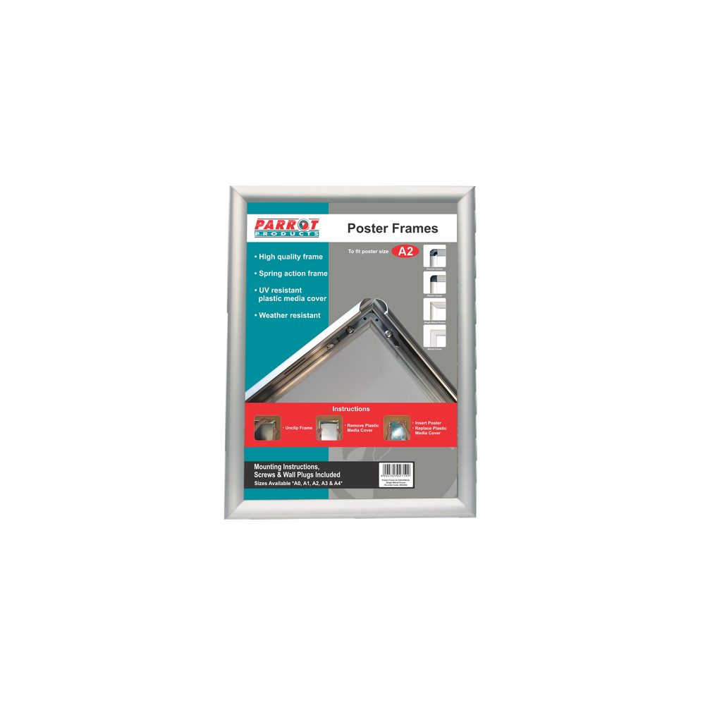Parrot Products Poster Frame (A2 - 625*450mm - Single Mitred - Econo)