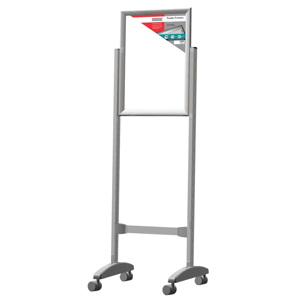 Parrot Products Poster Frame Stand (A1 - Double Sided - Castors)