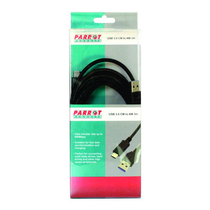 Parrot Products USB 3.0 CM To AM 3 Meters
