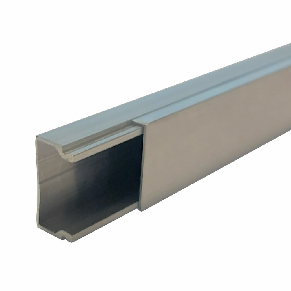 Parrot Products Aluminium Conduit 22 x 11 x 2900mm Grey