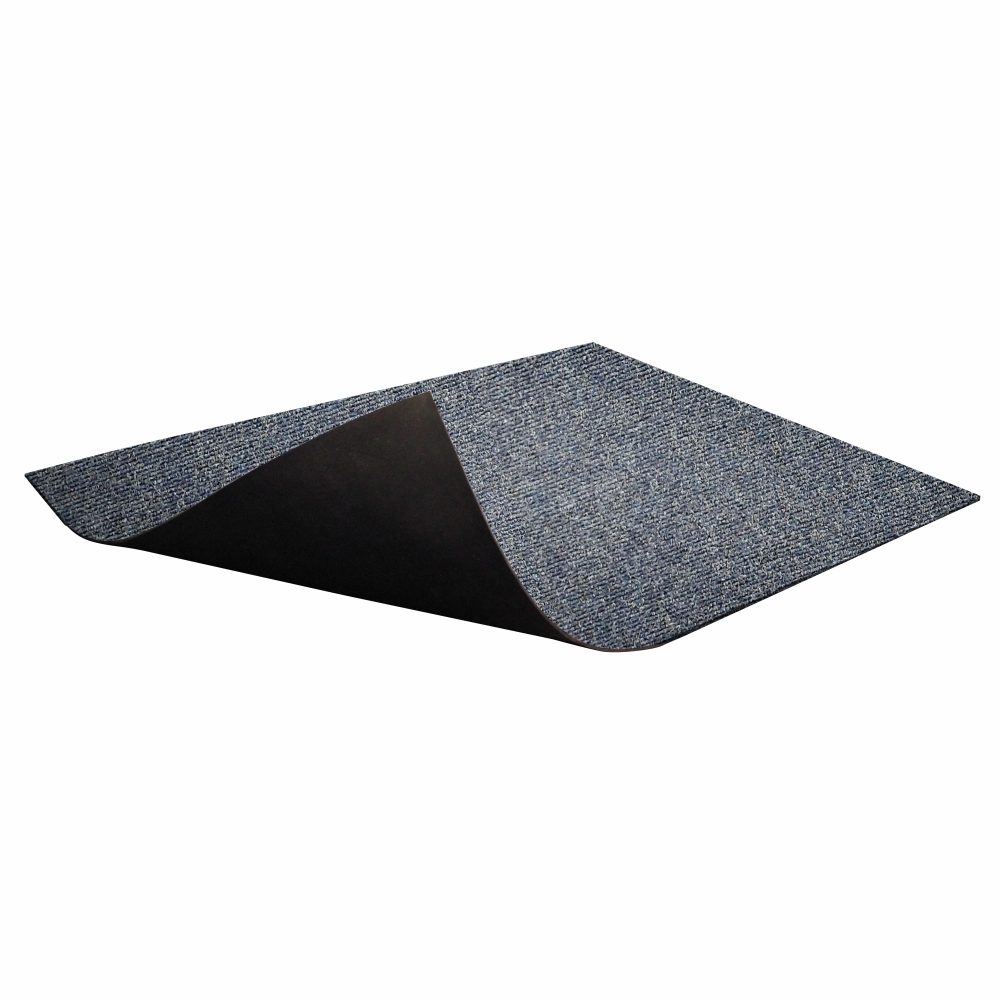 Parrot Products Floor Protector Ribbed Non-Slip 1200 x 850 x 5.5mm Denim