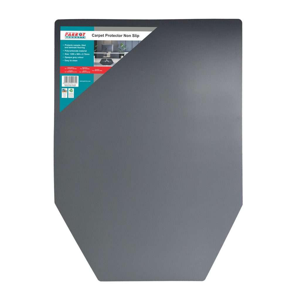 Parrot Products Carpet Protector Non Slip 900mm x 1200mm x 2.75mm